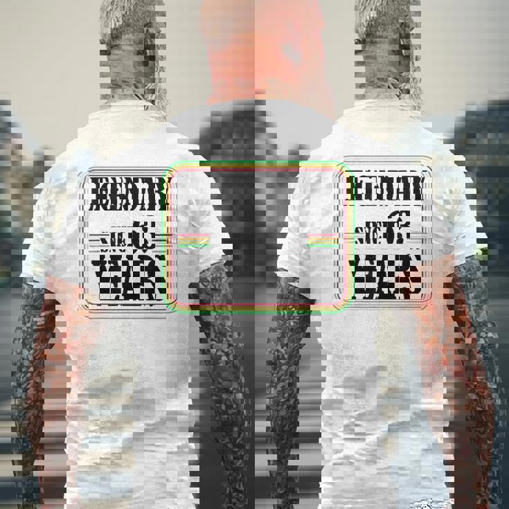 63歳の伝説、63歳の誕生日、ついに63歳 メンズTシャツ バックプリント 高齢者への贈り物