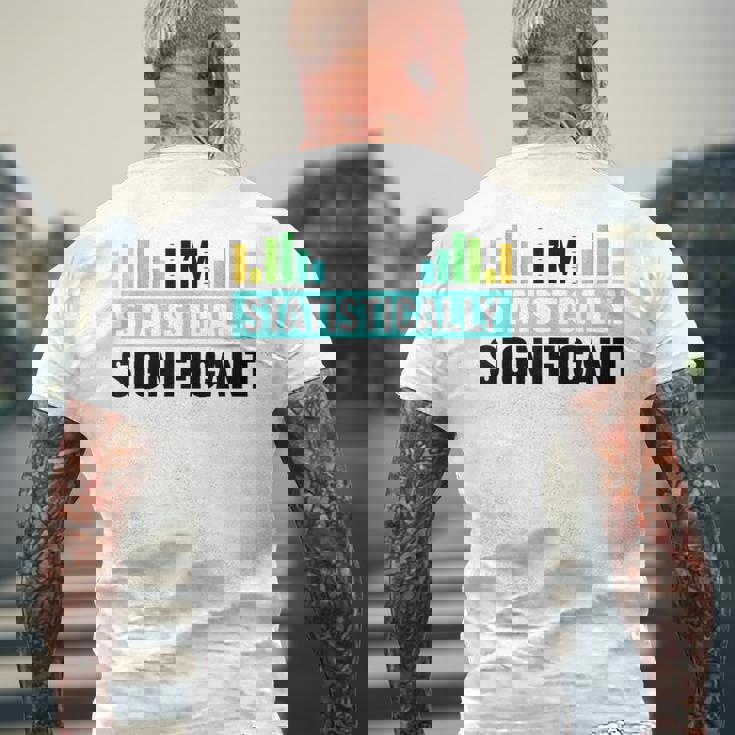 Ap 統計学者 メンズTシャツ バックプリント 高齢者への贈り物