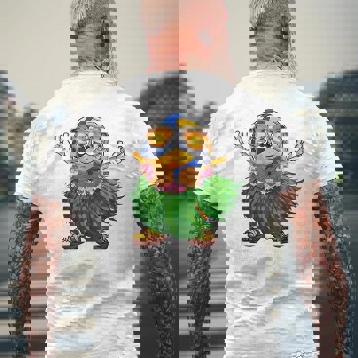 Cute Hawaiian Volleyball Ball Tropical Beach Summer Vacation Men's Back Print T-Shirt Gifts for Old Men Cute Hawaiian Volleyball Ball Tropical Beach Summer Vacation Men's Back Print T-Shirt Gifts for Old Men