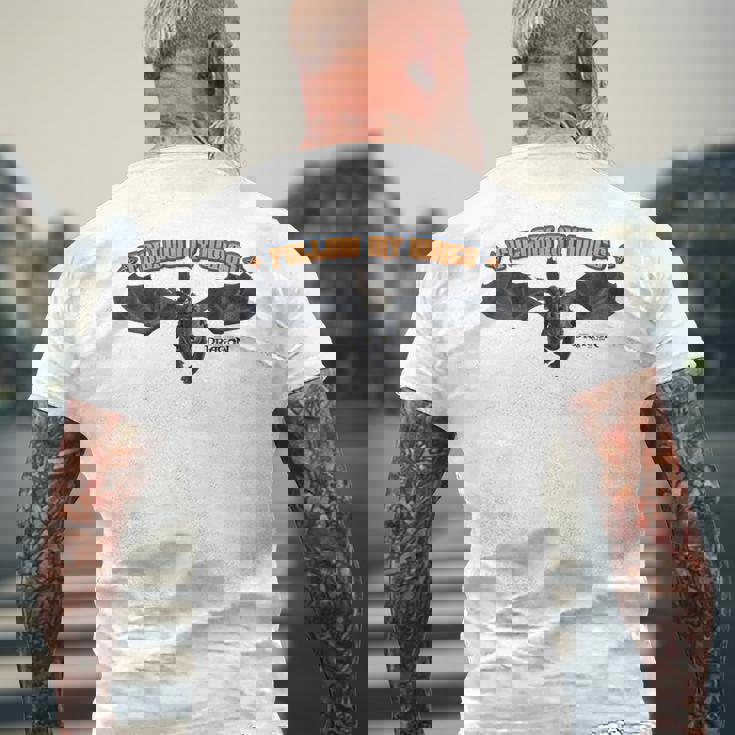 Dreamworks ヒックとドラゴン Toothless And Hiccup Follow My Wings メンズTシャツ バックプリント 高齢者への贈り物