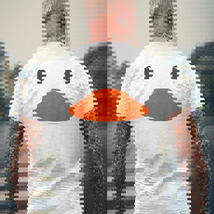 Easter Rubber Duck Face Halloween Costume Duckling Men's Back Print T-Shirt Gifts for Old Men Easter Rubber Duck Face Halloween Costume Duckling Men's Back Print T-Shirt Gifts for Old Men
