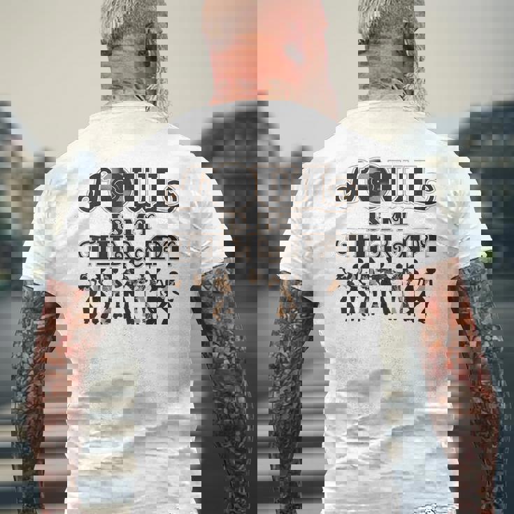 Funk Apparellintage 70年代コスチューム 音楽愛好家 メンズTシャツ バックプリント 高齢者への贈り物