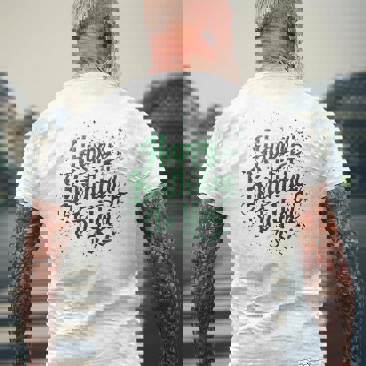 Happy Birthday To You バースデーパーティー メンズ レディース キッズ メンズTシャツ バックプリント 高齢者への贈り物