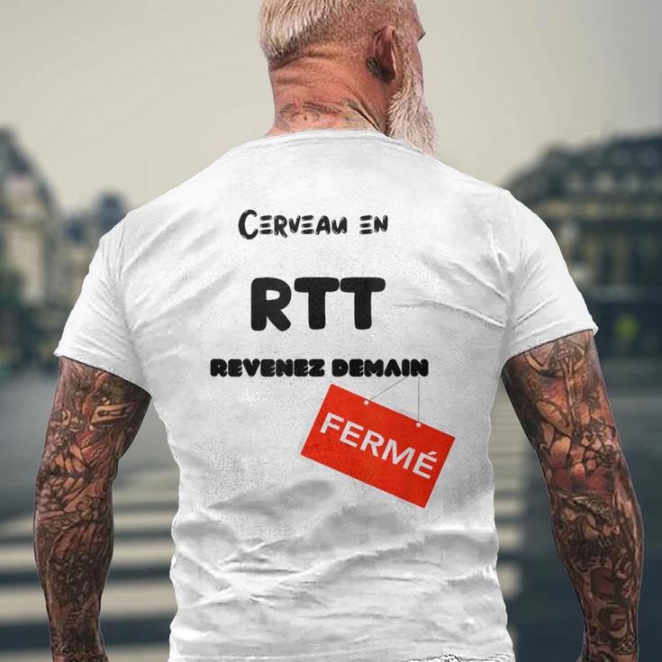 Homme Humour Cerveau En Rtt T-shirt imprimé au dos Cadeaux pour les vieillards