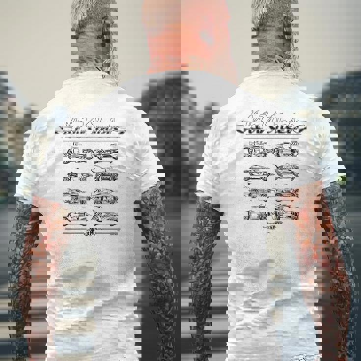 Hot Wheels Griglia Per Auto T-shirt da uomo con stampa posteriore Regalos para ancianos