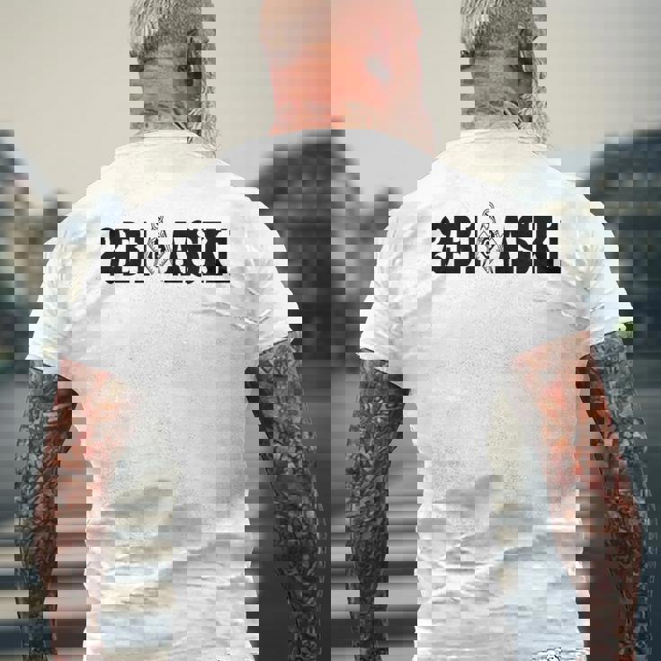 Masonic 2B1ask1 正方形とコンパス フリーメイソン メンズTシャツ バックプリント 高齢者への贈り物