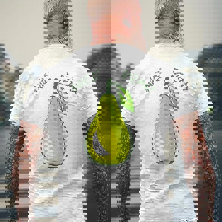 Nice Pear Fruity Égétalien T-shirt imprimé au dos Cadeaux pour les vieillards