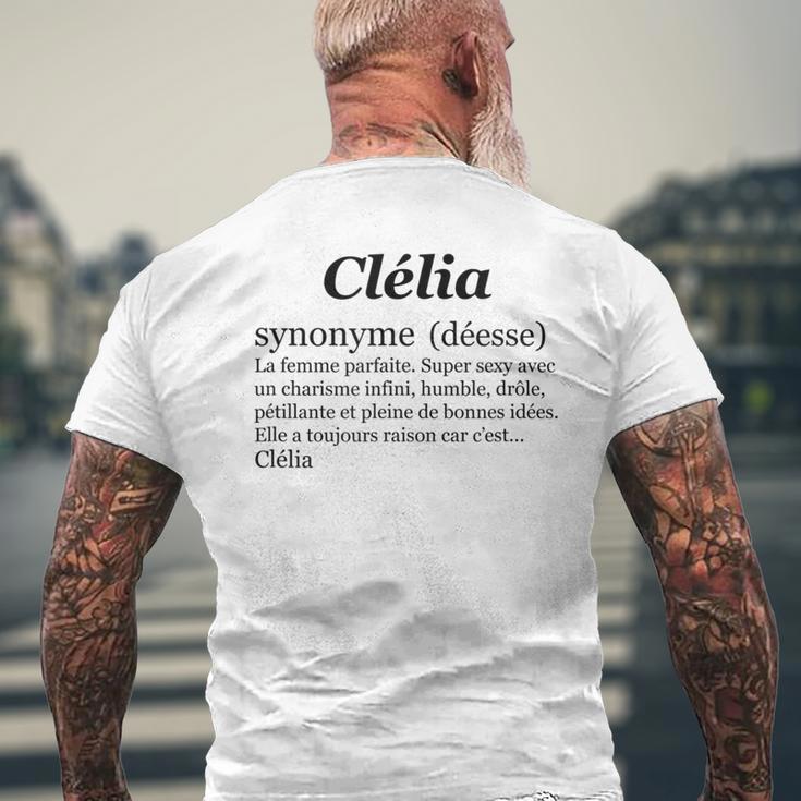 Synonyme Déesse Drôle Humour T-shirt imprimé au dos Cadeaux pour les vieillards