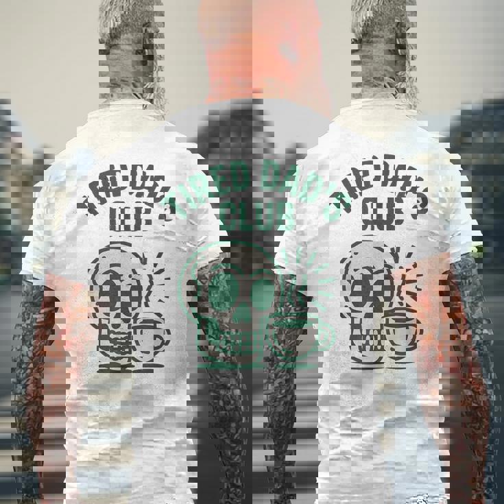 Tired Dads Club Divertente Papà Festa Del Papà T-shirt da uomo con stampa posteriore Regalos para ancianos