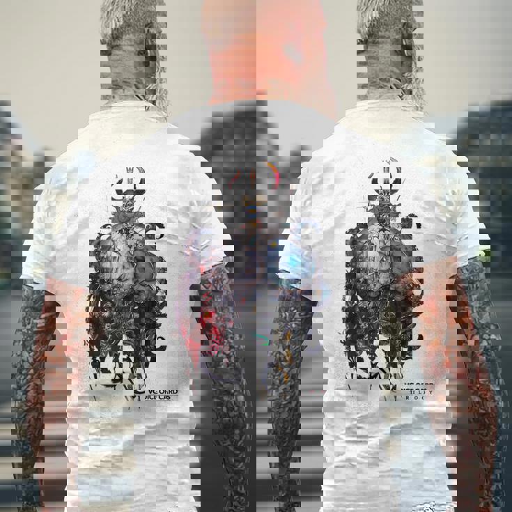 『Voice Of Cards できそこないの巫女』精霊ノ王 メンズTシャツ バックプリント 高齢者への贈り物