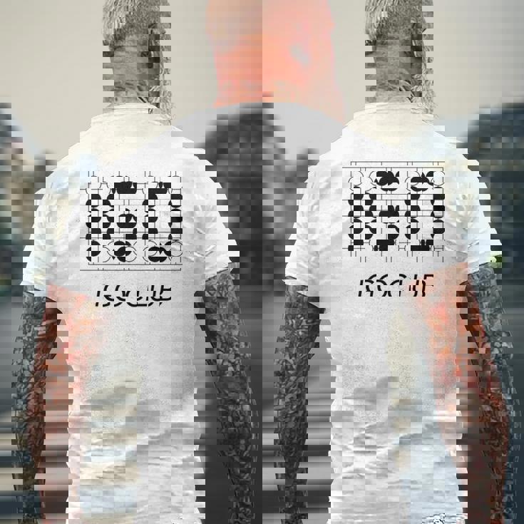 【バックプリント・背中側】囲碁 Igo 碁石 黒白 棋士【部活】クラブ【変なtシャツ屋さん】碁盤 おしゃれ 面白い 長袖tシャツ メンズTシャツ バックプリント 高齢者への贈り物