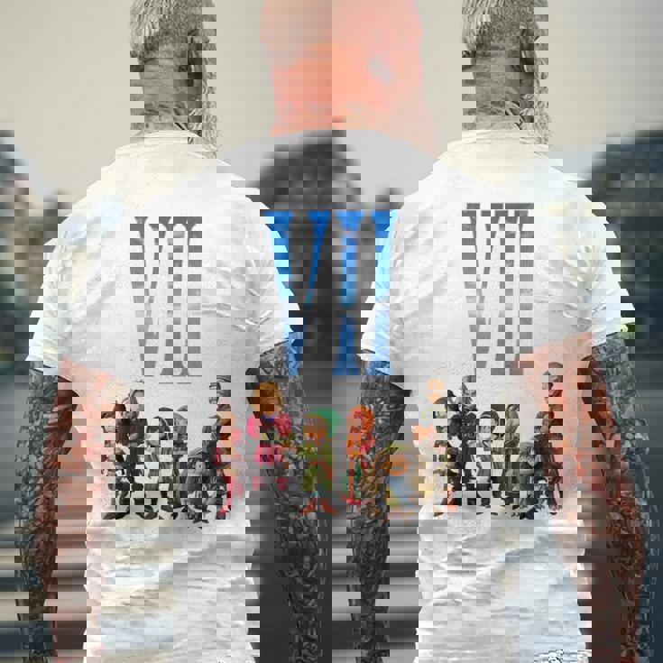 【公式】『ドラゴンクエストvii Reimagined』冒険者パーティ メンズTシャツ バックプリント 高齢者への贈り物