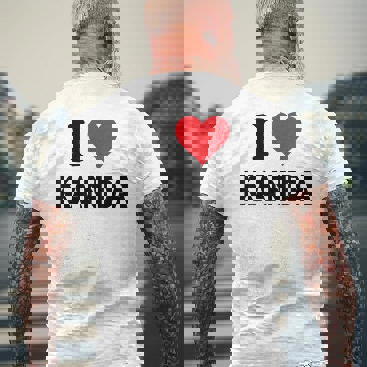 アイハート 神田ジャパンラブ 日本のお土産品 メンズTシャツ バックプリント 高齢者への贈り物