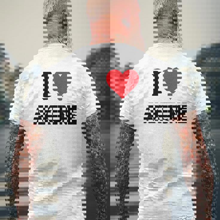 アイハート 阿久根 Japan Love 日本土産 メンズTシャツ バックプリント 高齢者への贈り物