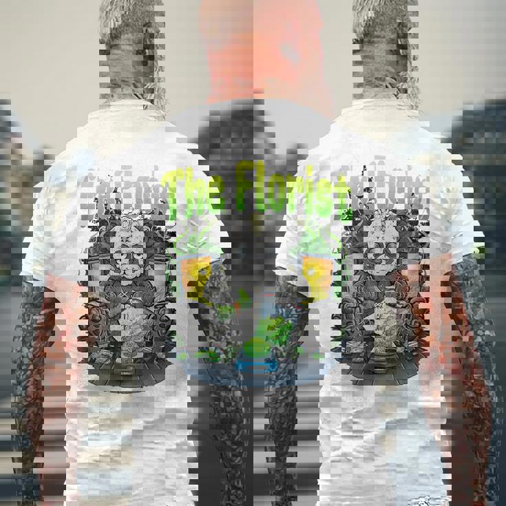 ウィードパンダ コスチューム 大麻好き 喫煙パンダ 「バックプリント」 メンズTシャツ バックプリント 高齢者への贈り物