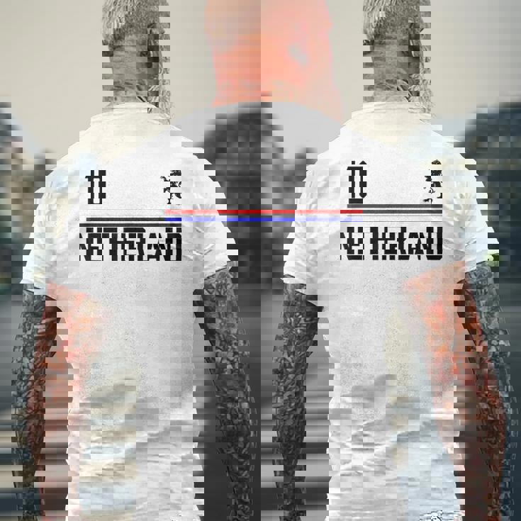 オランダサッカージャージ オラニエフットボールホランド メンズTシャツ バックプリント 高齢者への贈り物