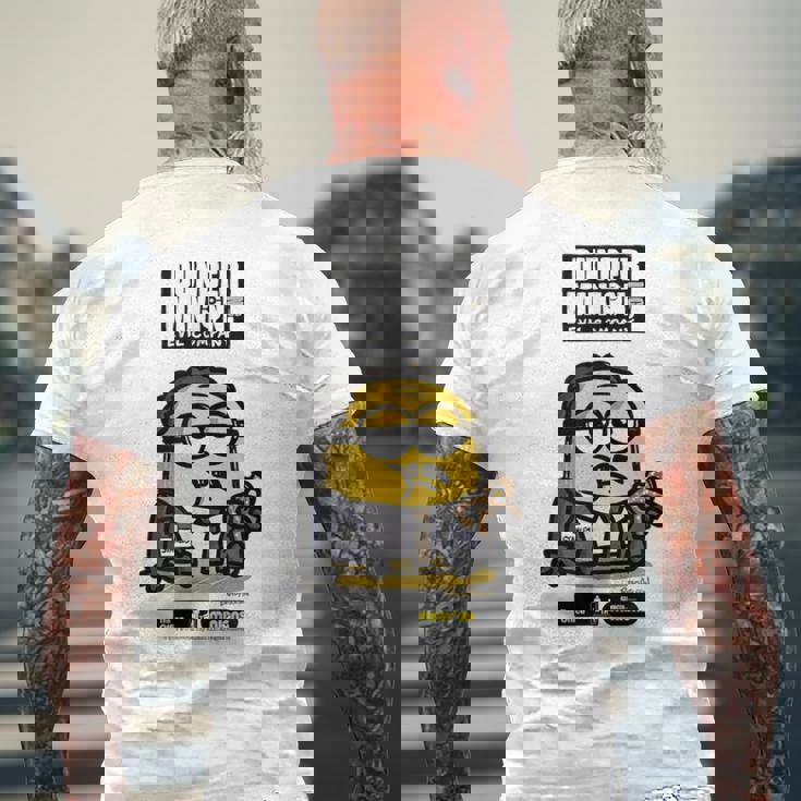 ザオフィス X ミニオンズスタンレー メンズTシャツ バックプリント 高齢者への贈り物