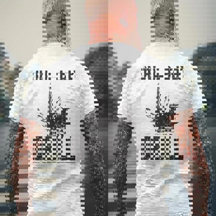 ドリル ベビードリル ドリル メンズTシャツ バックプリント 高齢者への贈り物