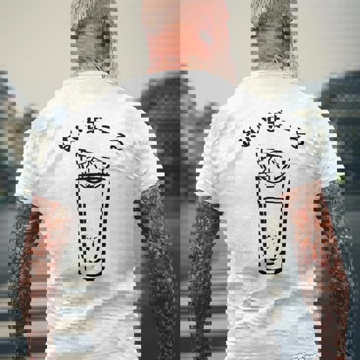 ハイボールリキュール メンズTシャツ バックプリント 高齢者への贈り物