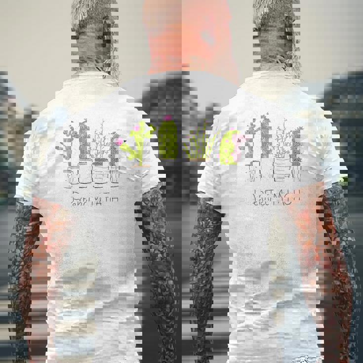 ハリネズミのパーフェクトマッチ メンズTシャツ バックプリント 高齢者への贈り物