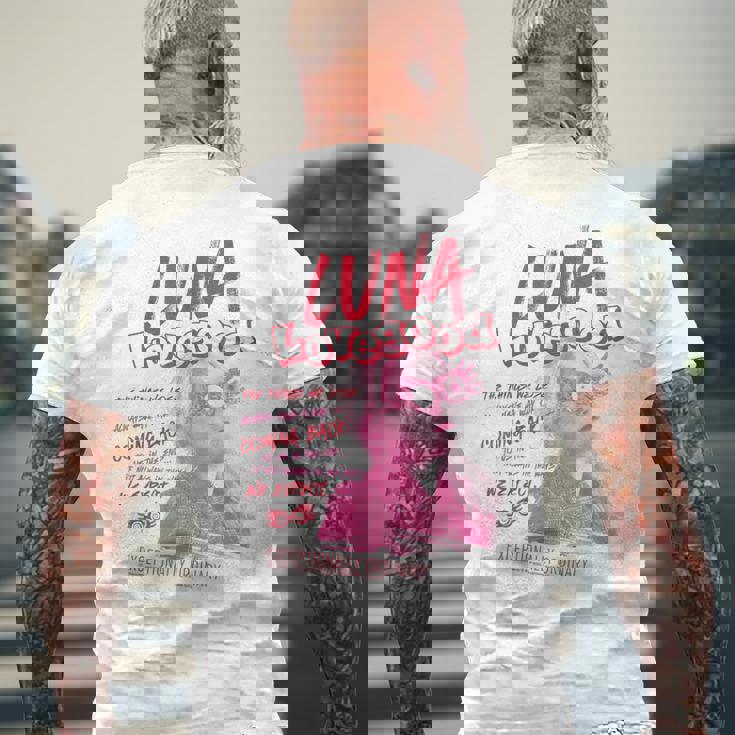 ハリー・ポッター 新デザイン 2025 ルナ・ラブグッド。 メンズTシャツ バックプリント 高齢者への贈り物