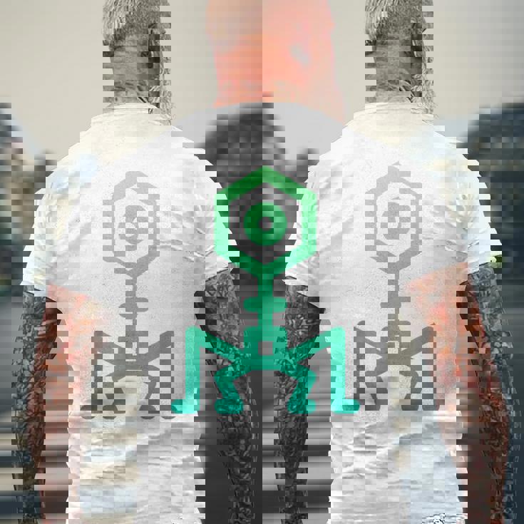 ファージバクテリオファージ療法 微生物学 メンズTシャツ バックプリント 高齢者への贈り物