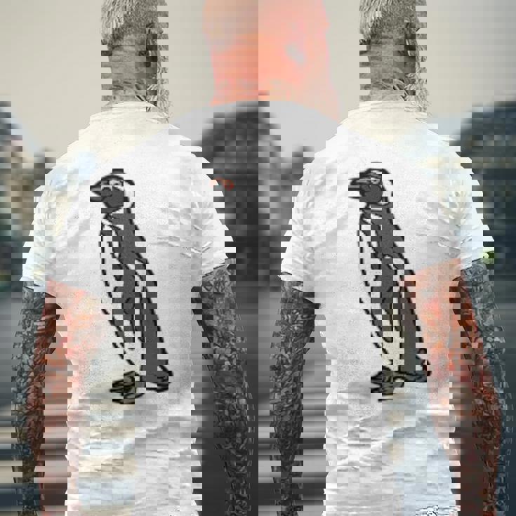 マゼランペンギン メンズTシャツ バックプリント 高齢者への贈り物