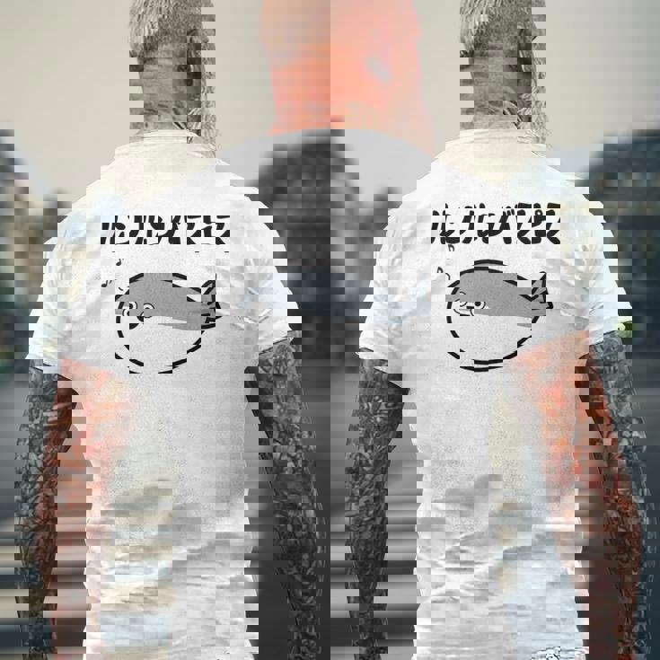 ルンルンバスピス サカバンバスピス 可愛い バズり 古代魚 喜怒哀楽 ネタ お笑い 面白 おもしろ ネタ 長袖tシャツ メンズTシャツ バックプリント 高齢者への贈り物