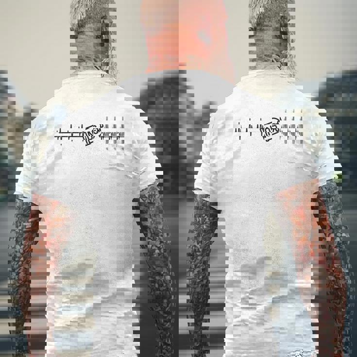 亜酸化窒素nosの前後のファニーマイハートレート メンズTシャツ バックプリント 高齢者への贈り物