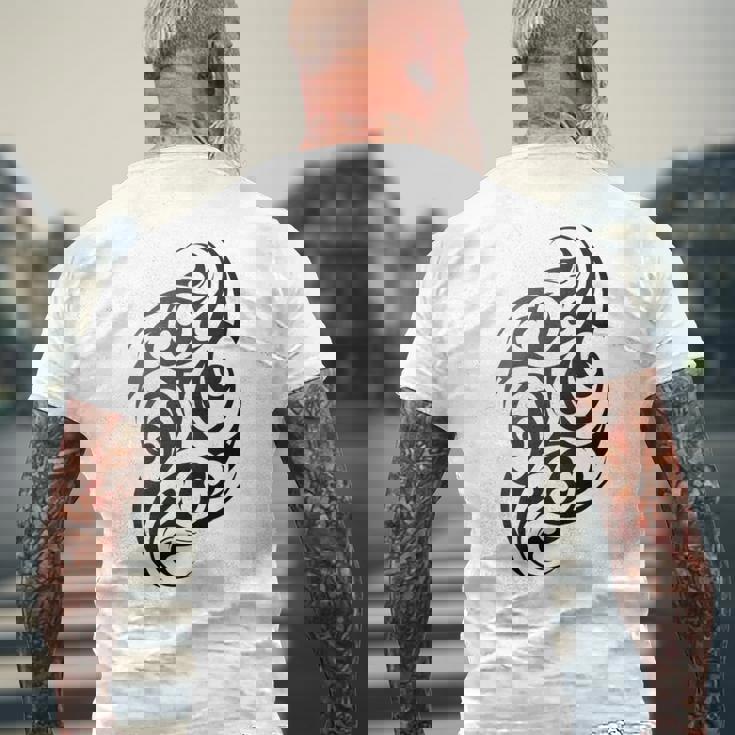 伝統的な本物のマオリ族タトゥーニュージーランド。 メンズTシャツ バックプリント 高齢者への贈り物