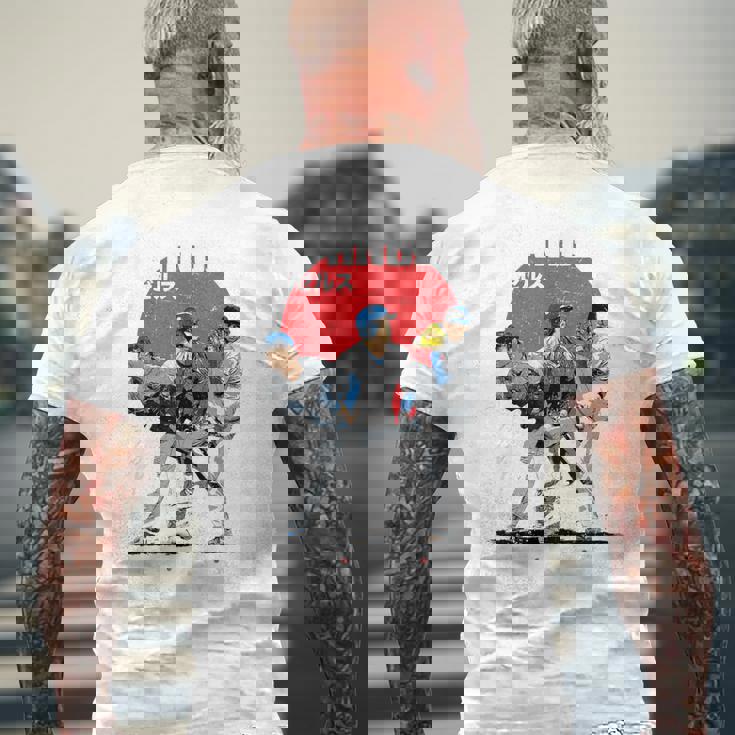 山本・大谷・佐々木 メンズTシャツ バックプリント 高齢者への贈り物