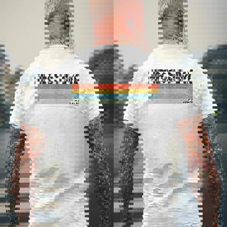 広島 日本 メンズTシャツ バックプリント 高齢者への贈り物