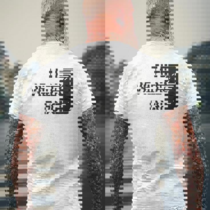 溶接機の端面溶接 溶接 メンズTシャツ バックプリント 高齢者への贈り物