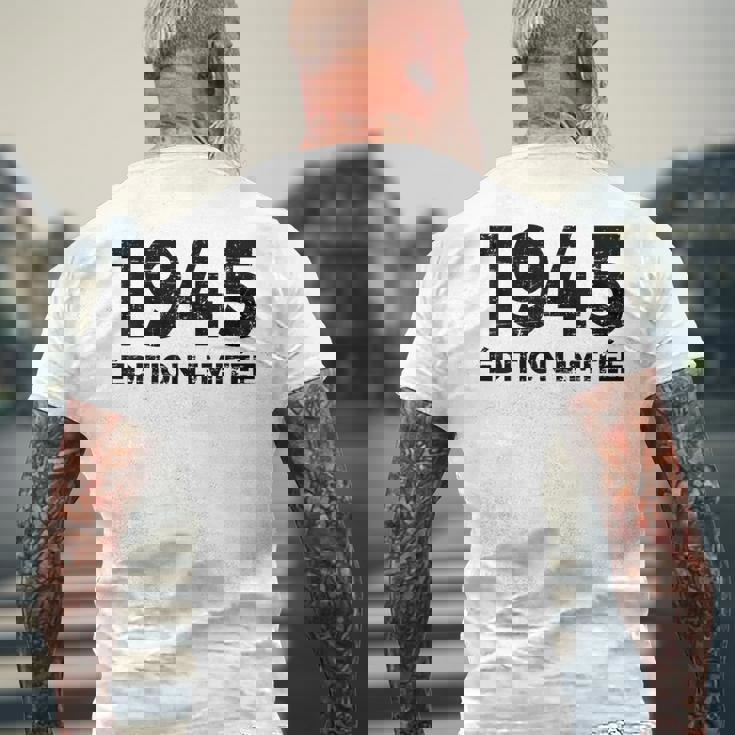 限定版 1945 メンズTシャツ バックプリント 高齢者への贈り物