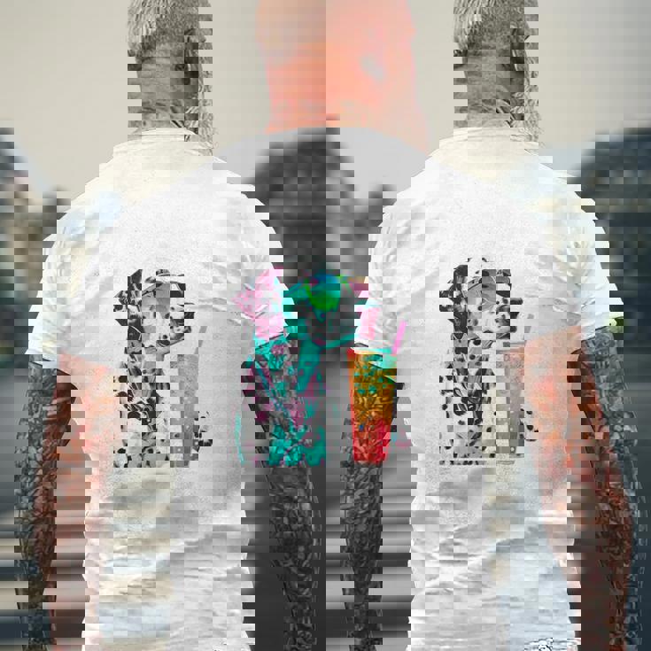 面白いtシャツ ダルメシアン イヌ わんこ メンズ 犬好き グッズ おもしろ 面白い 服 ネタ わんこ メンズTシャツ バックプリント 高齢者への贈り物