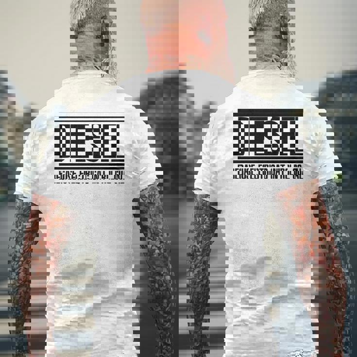 面白いディーゼルトラックtシャツ。 長袖tシャツ メンズTシャツ バックプリント 高齢者への贈り物