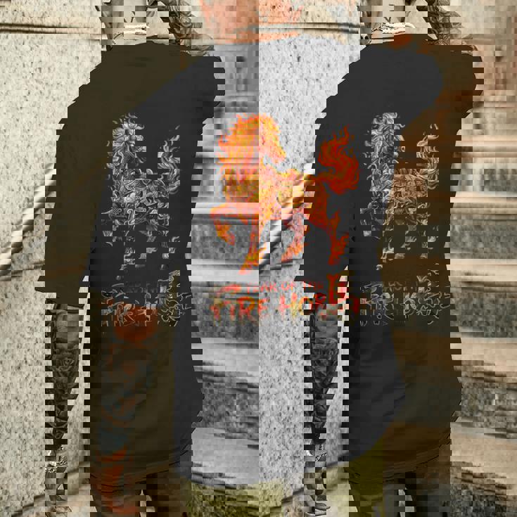 2026 年旧正月 午年 2026 年の干支の伝説 メンズTシャツ バックプリント 彼への贈り物