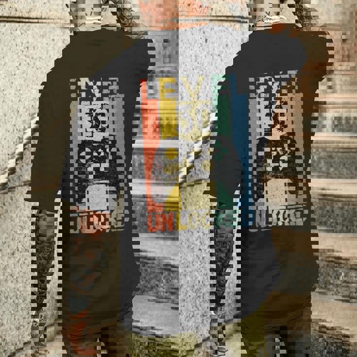 30歳の誕生日 レベル30 ロック解除 ビデオゲーム ゲーマー 男の子 ギフト メンズTシャツ バックプリント 彼への贈り物