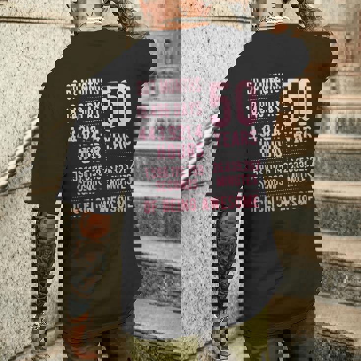 50歳の誕生日 男女 面白い 50歳 メンズTシャツ バックプリント 彼への贈り物