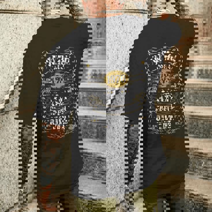 50歳の誕生日プレゼント ヴィンテージ 1976年 男性 面白い 50歳 1976年 メンズTシャツ バックプリント 彼への贈り物