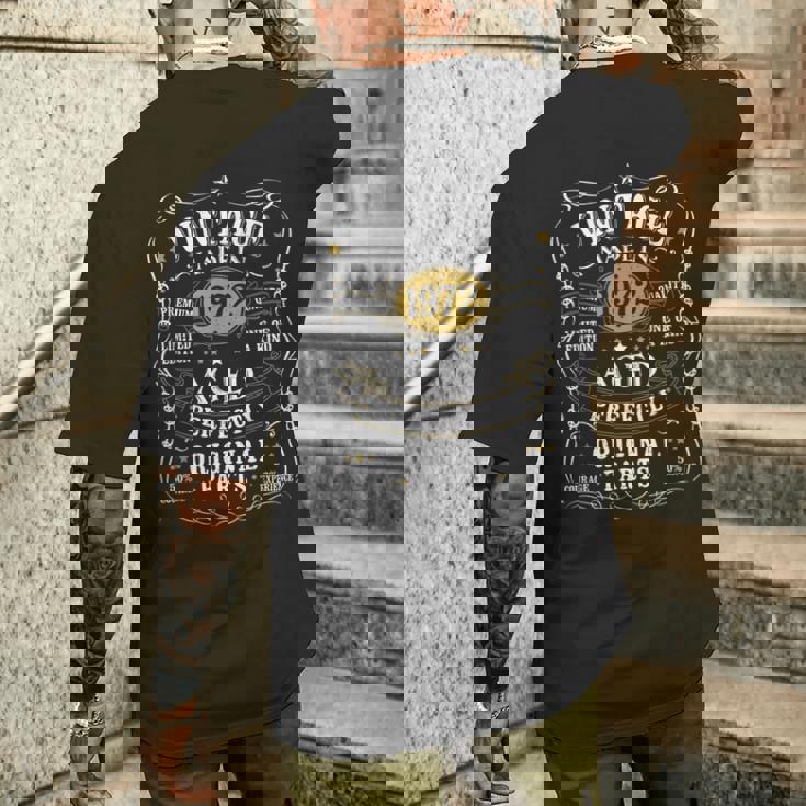 54歳の誕生日プレゼント ヴィンテージ 1972年 男性 面白い 54歳 1972年 メンズTシャツ バックプリント 彼への贈り物