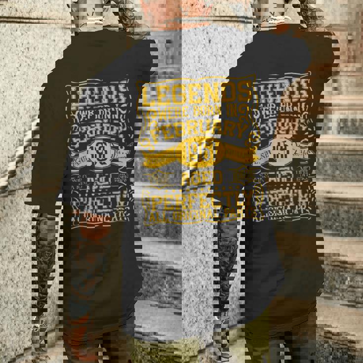 55歳の誕生日伝説は1961年2月に誕生しました。 メンズTシャツ バックプリント 彼への贈り物