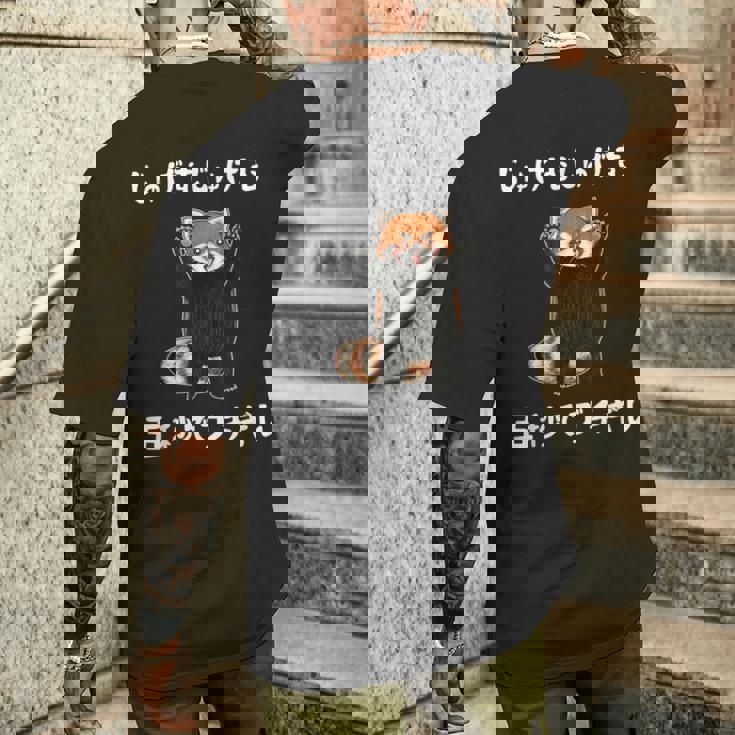 5秒ぶちギレ落語 言い間違い もじり ジョーク ギャグ ツッコミ レッサーパンダ おもしろ メンズTシャツ バックプリント 彼への贈り物