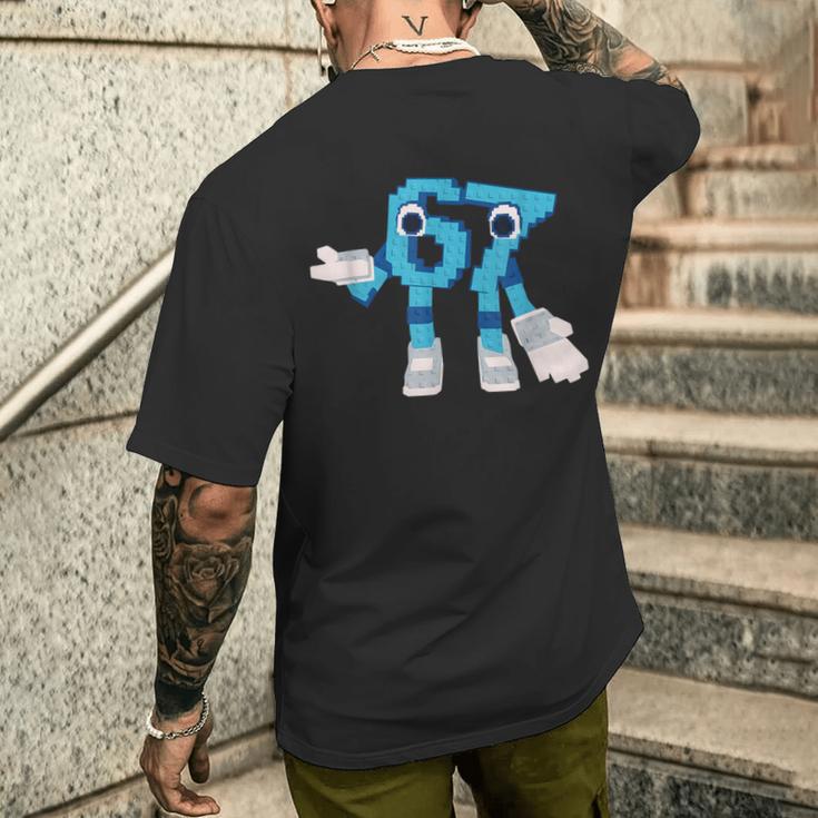 67 シークレットブレイン イタリアンスティールシックスセブンビデオゲーム メンズTシャツ バックプリント 彼への贈り物