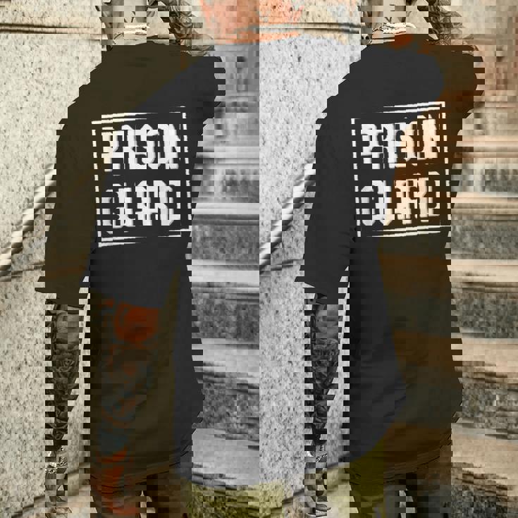 Agent Correctionnel Application De La Loi Prison Guard T-shirt imprimé au dos Cadeaux pour lui