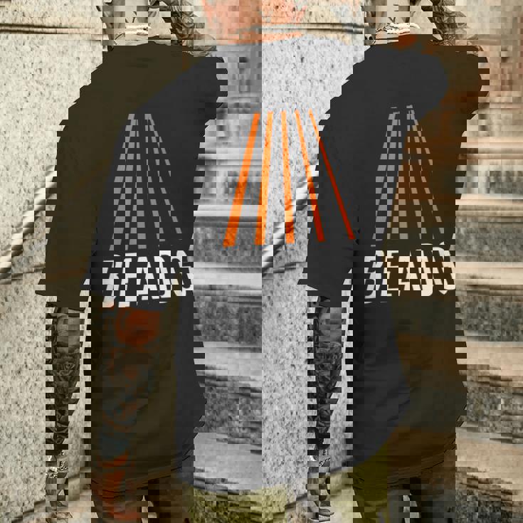 Beadg 5弦 ベース ギター プレーヤー ベーシスト パースペクティブ メンズTシャツ バックプリント 彼への贈り物