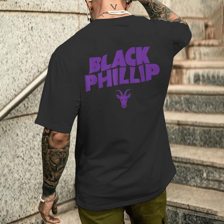 Phillip Rocks 45 Black Phillip Rocks Men's T-shirt Back Print | Mazezy
