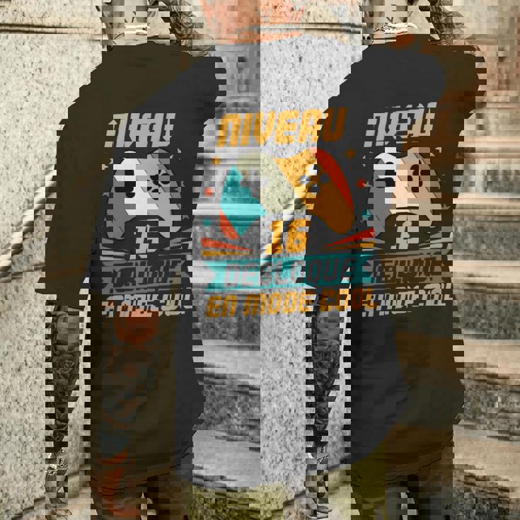 Cadeau Anniversaire Garçon 16 Ans Ado Gamer Humour Manche Longue T-shirt imprimé au dos Cadeaux pour lui