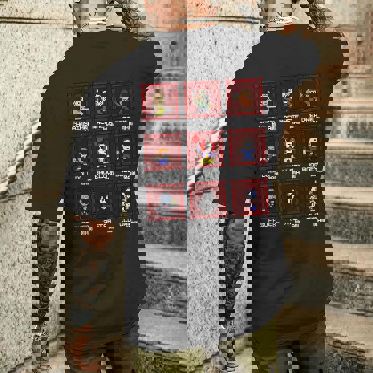 Choose Yourlasher 8ビットレトロホラーゲーム メンズTシャツ バックプリント 彼への贈り物