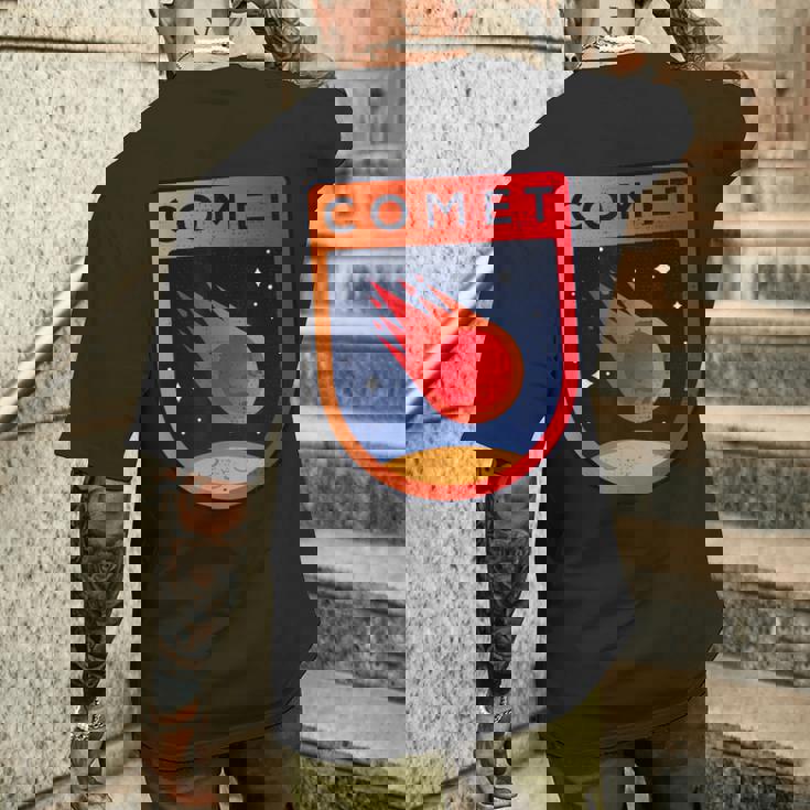 Comet コメット 宇宙 スノーボール 宇宙 トラベラー 隕石 コメット メンズTシャツ バックプリント 彼への贈り物